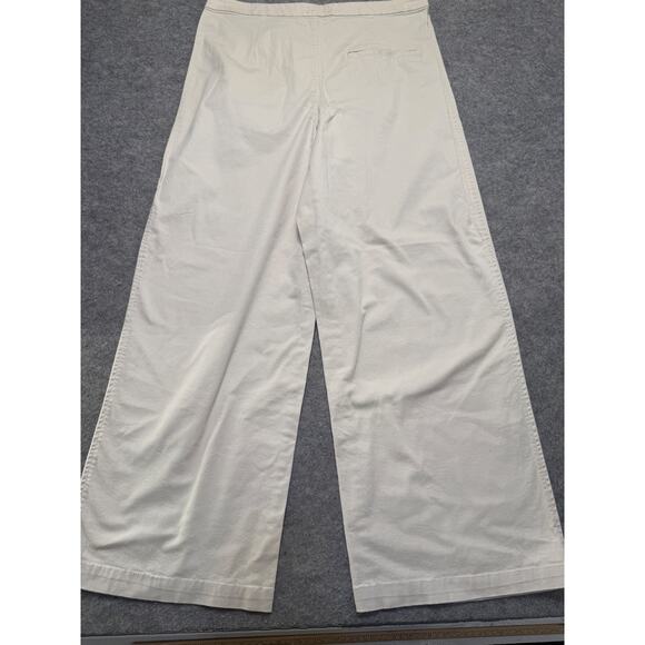 Express Women’s Cropped Wide Leg High Rise Pants Size 14 Beige NWT - Picture 2 of 7